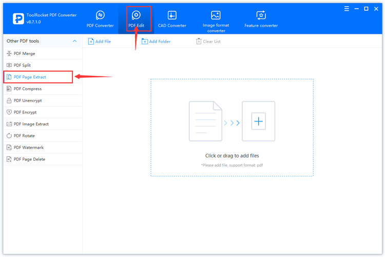 Extract Pages from PDF Files for Free