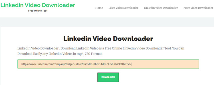 LinkedIn Video Downloader