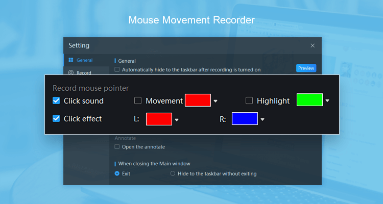 Mouse pointer