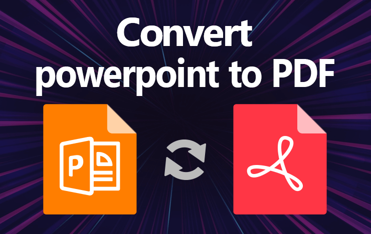 convert presentation format to pdf