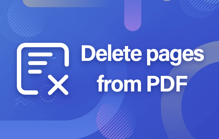 delete pages from PDF