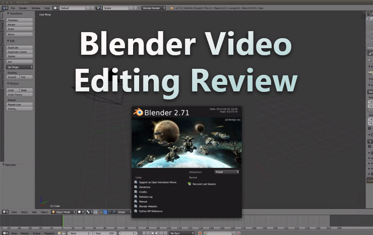 Blender video editing review